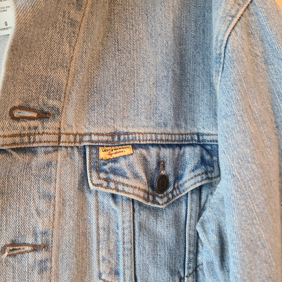 Vintage Levi's Strauss denim jacket size L Men's - Picture 2 of 10